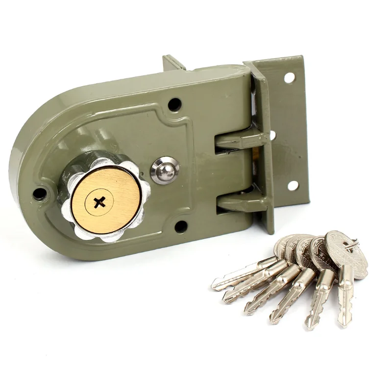 Home Office Locks Hardware Single Cylinder Deadbolt Jimmy Proof Keyed Door Lock For 35-50mm Door Thickness Improvement