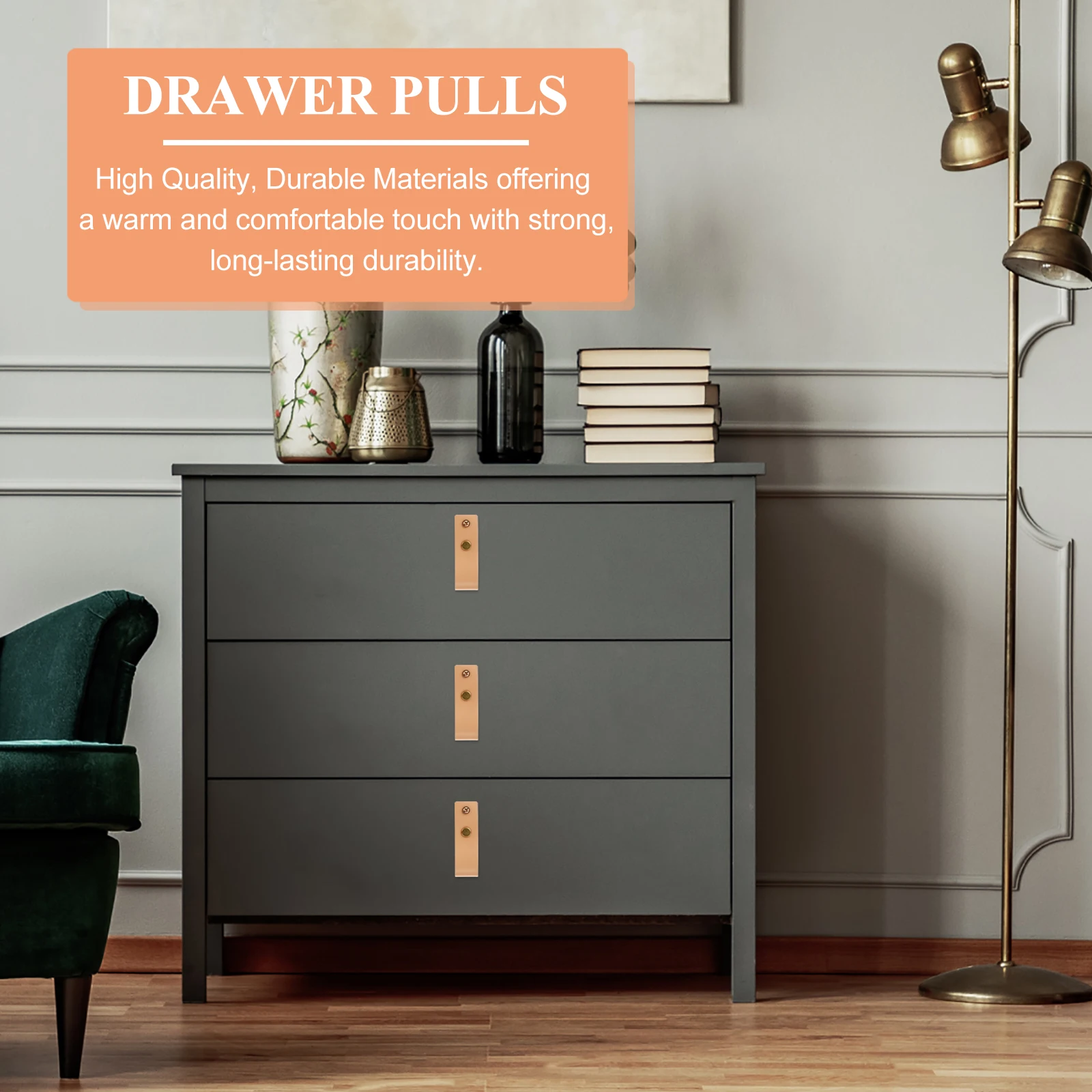 

2PCS Furniture Handle Drawer Pulls Durable Materials Easy Install Modern Kitchen Traditional Cabinets Hardware