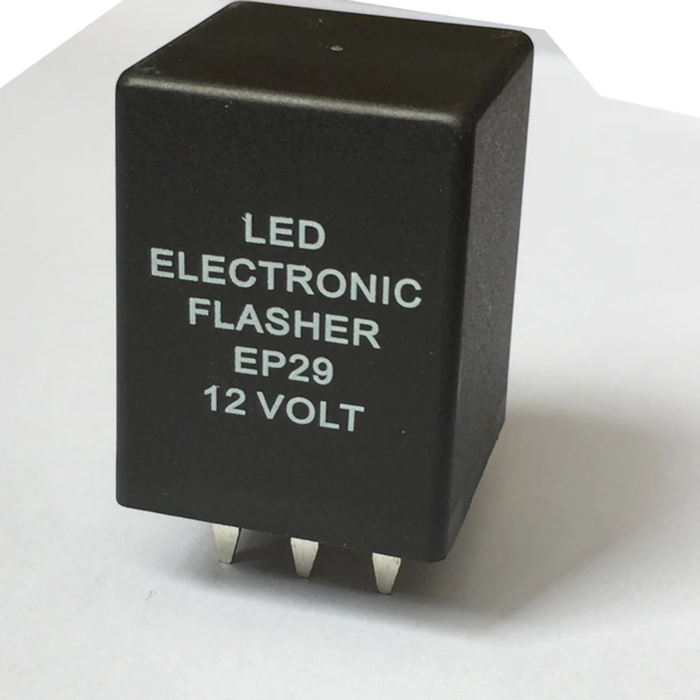 

4-Pin LED Flasher Relay 12V Turn Signal Blinker Light Fix Decoder Car Supplies LED Flasher Car Supplies