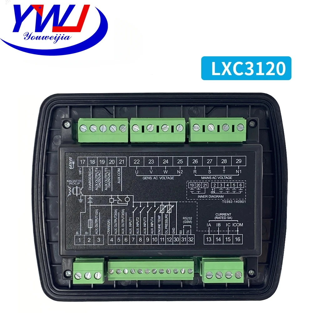 LXC3110 LXC3120 LIXiSE Auto Start Stop Generator Controller Module Diesel  Control Board Panel Generator Accessories Parts