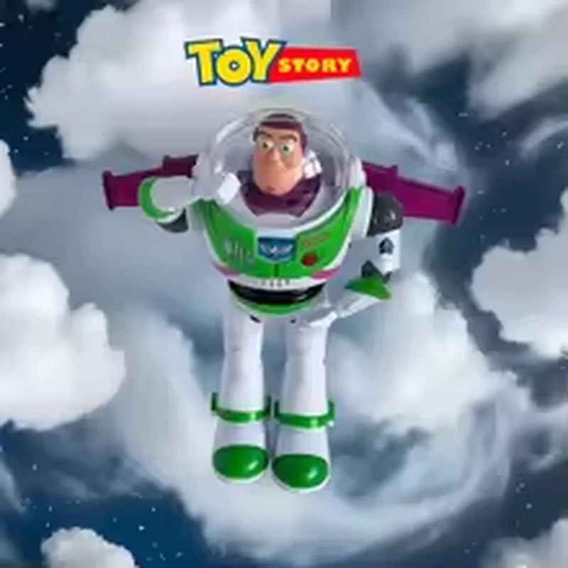 ディズニートイストーリーバズ・ライトイヤー漫画フィギュアモデルおもちゃ光と音のおもちゃ子供のための収集おもちゃデスクトップ装飾