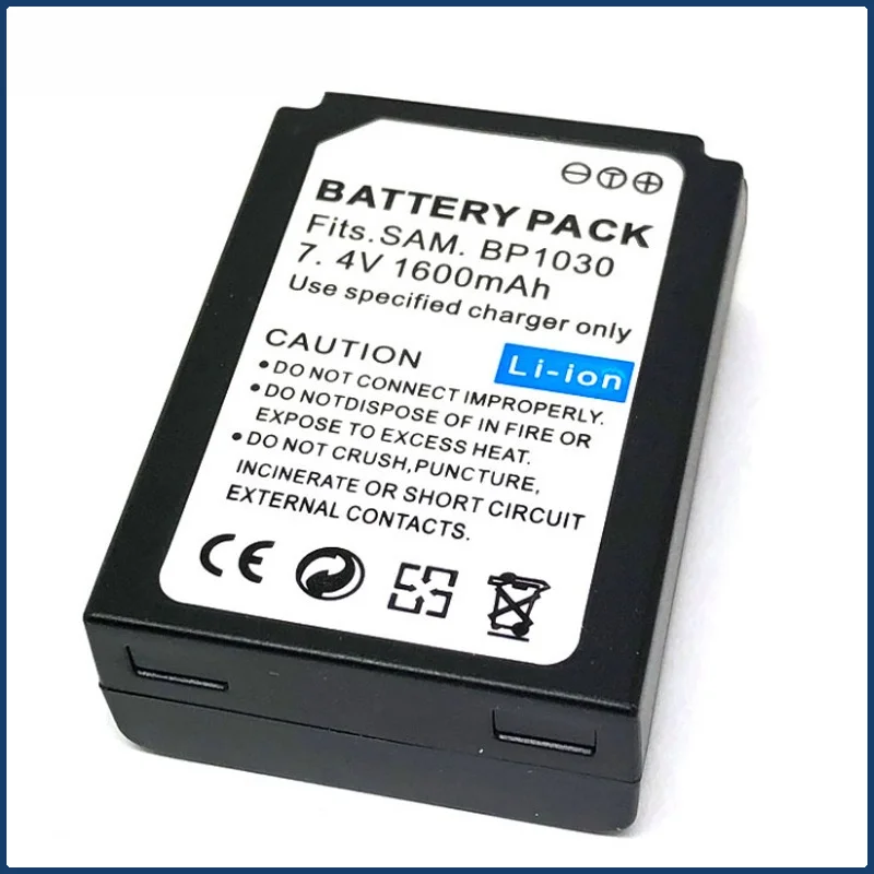 بطارية بديلة 1600 مللي أمبير في الساعة BP-1030 BP-1130 لهاتف سامسونج NX500/NX1000/NX2000 خلية طاقة ليثيوم أيون أصلية مع حماية من الشحن الزائد