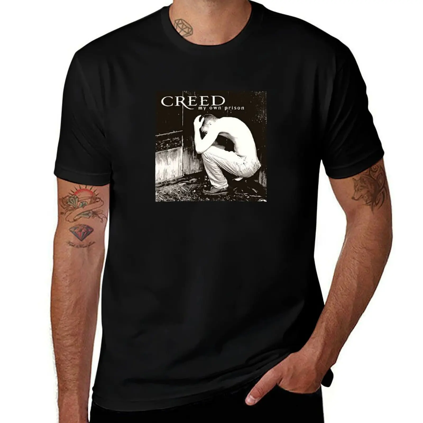 

Creed Rock Band Merch: My Own Prison T-Shirt for a boy summer clothes men graphic t shirts