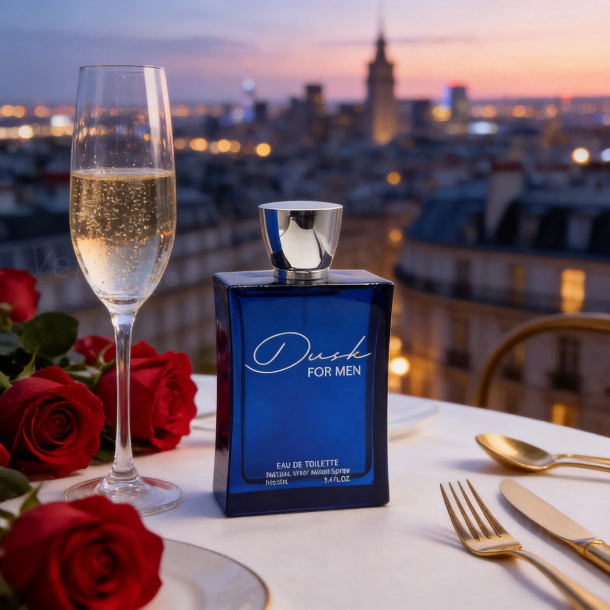 Perfume Masculino Floral Amaderado de Lujo Urbano, Aroma Duradero a Calle de Ciudad, Mezcla Amaderada Oriental Chic, Regalo Elegante para Estilos de Vida Urbanos