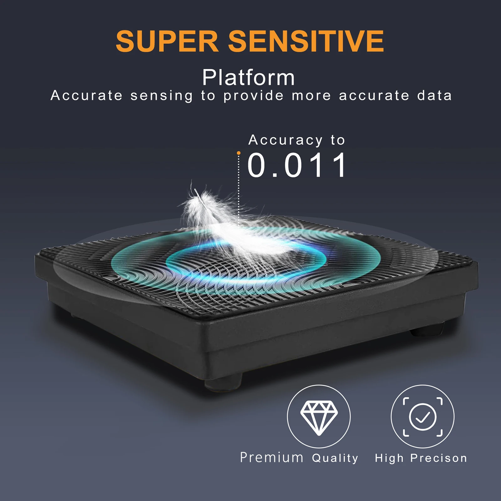 110 LBS High Precision Refrigerant Scale - Electronic Charging/Recover Scale with LCD Display and Three Measurement Unit Options
