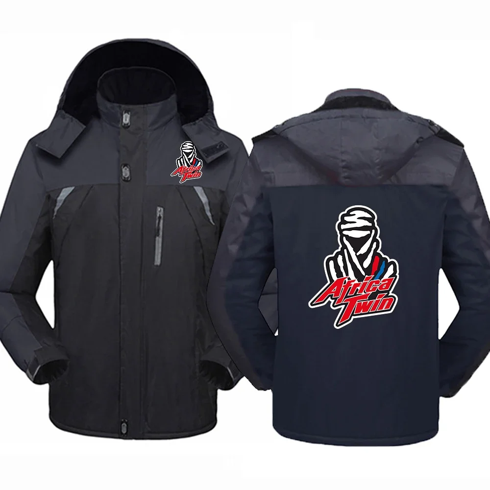 Africa Twin Crf 1000 L Crf1000 Men Waterproof Windproof Coats Outdoor Autumn And Winter Printing Thicken Coats Military Tactical