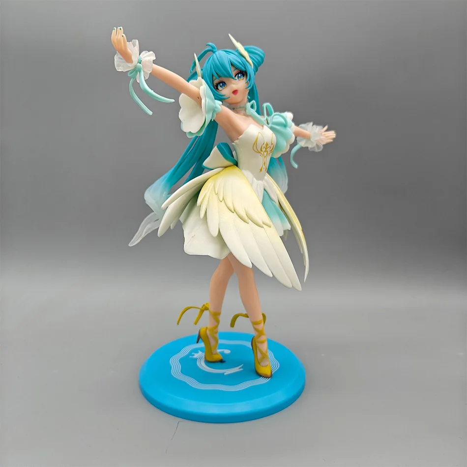 Neue edle und elegante Schwan Ballett Hatsune Miku PVC Charakter Modell Ornament Animation Sammler Statue Desktop Dekoration – Detail 1