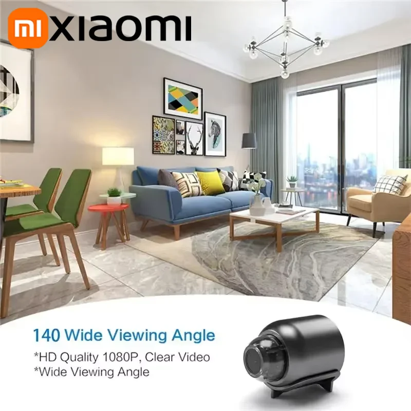 Xiaomi Mini 4K HD Camera WiFi Wireless Night Vision Motion Detection Video Camera Home Security Camcorder Audio Video Recorder