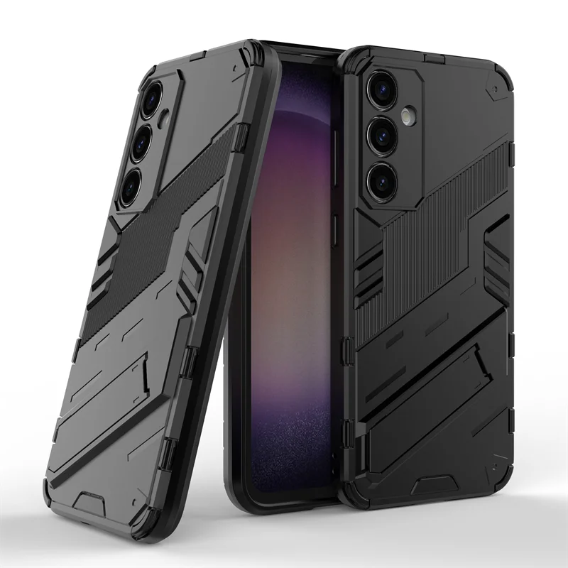 For Samsung Galaxy S23 FE Case For Samsung S23 FE Cover Coque Punk Armor Shockproof KickStand Phone Bumper Samsung S23 FE