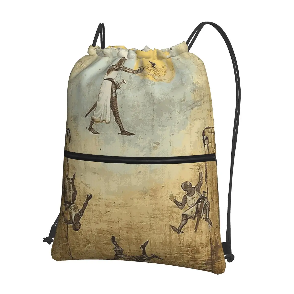 Jump Of Faith Backpacks Fashion Drawstring Bags Sports Bag Book Bags for Travel School