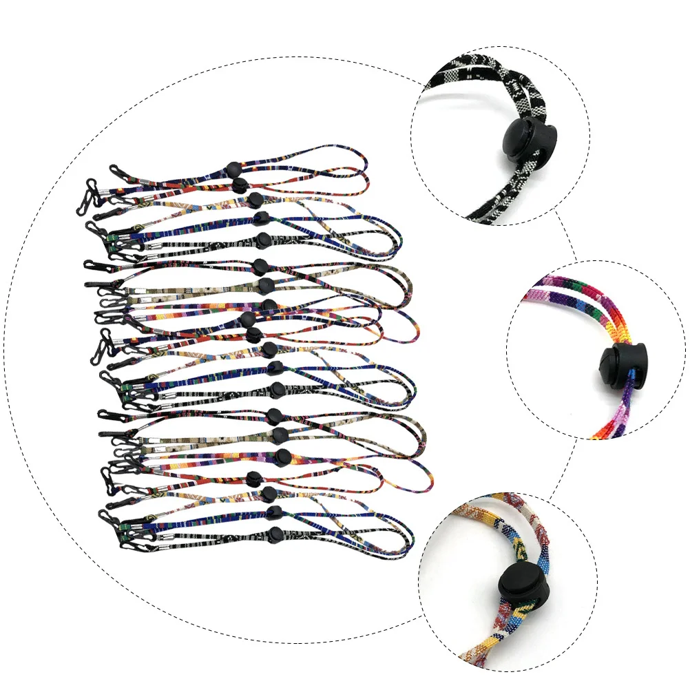 

20Pcs Glasses Chain Multi-Color Adjustable Fashion Eyeglass Strap for Sports Banquet Eyewear Cord Glasses Chain