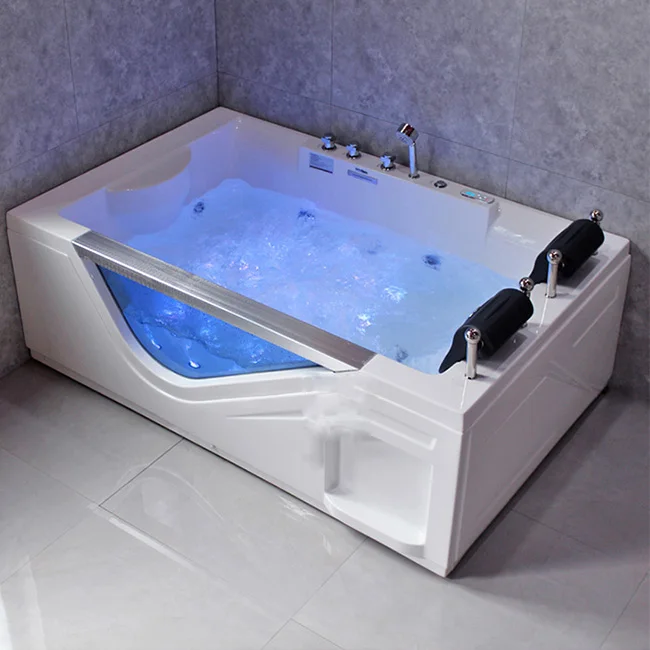 

New Modern Adult Jakozzi Hot Tub Whirlpool Spa Tubs&sauna Pure Acrylic With Tv Yacuzzi Cheap Price 2 Person