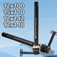Eje de barril de liberación rápida para bicicleta, para 15x110, 12x100, 12x142, 12x148, eje delantero, refuerzo oculto, QR, bicicleta de carretera, varilla de eje pasante