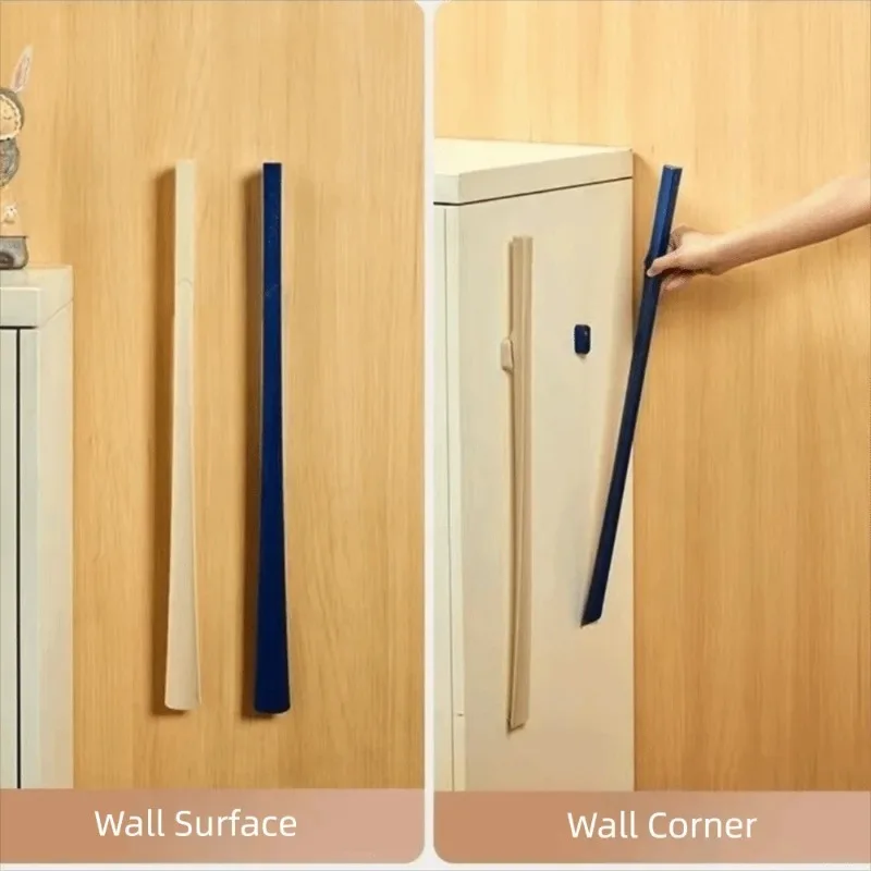 1Pc Magnetic Long Handle Shoe Horn Plastic No Bend Easy Wear Household Shoe Helper