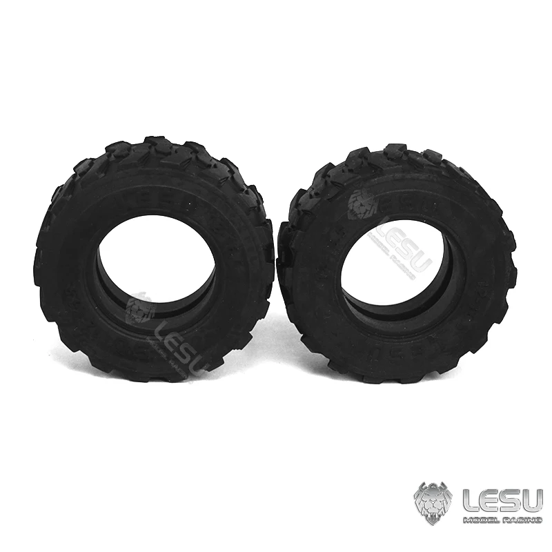 Lesu Accessories Wheel Tires Tyres For RC Hydraulic Skid Steer Loader A0008 Th18255-Smt2