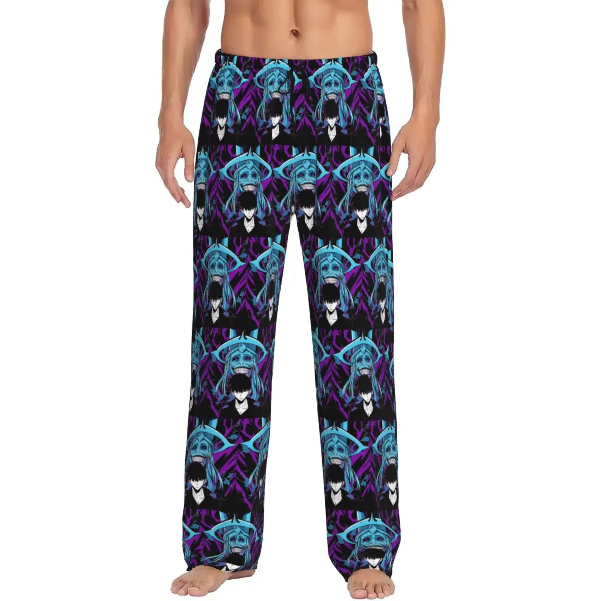

Custom Solo Leveling Anime Arise Pajama Pants Men Sleepwear Sleep Lounge Bottoms with Pockets