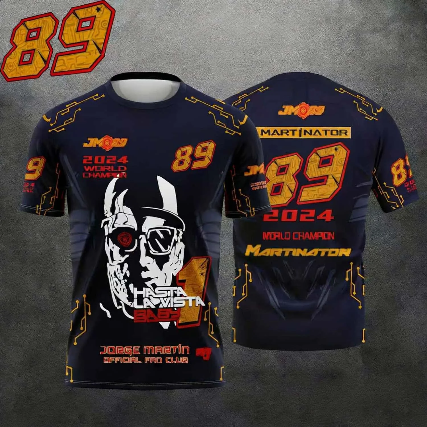 2026 New Motorcycle Racing T-Shirt - Rider #89 Jorge Martín & Rider #72 Marco Bezzecchi Fan Casual Tee for Family Matching