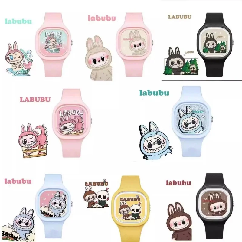 New Cartoon LABUBU  Watch Women Silicone Watch Student Cute  Watch  Christmas Birthday Gift