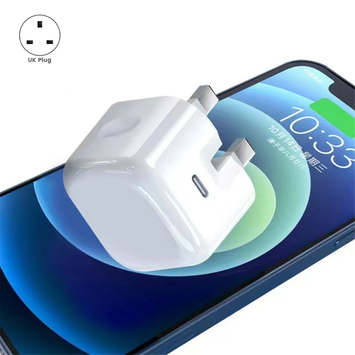 

AB01 Складное быстрое зарядное устройство PD 20 Вт QC3.0 Адаптер для быстрой зарядки типа C Великобритании Адаптер питания типа C для вилки 15 14 13 12 Pro Max UK