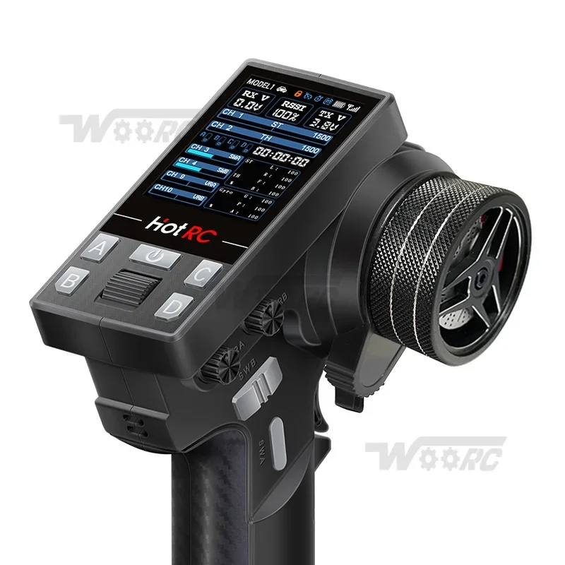 HOTRC CT-10B CT10B 10CH Transmitter Remote Controller 2.4Ghz Radio For RC Model Car Boat Aircraft Quadcopter Accessories