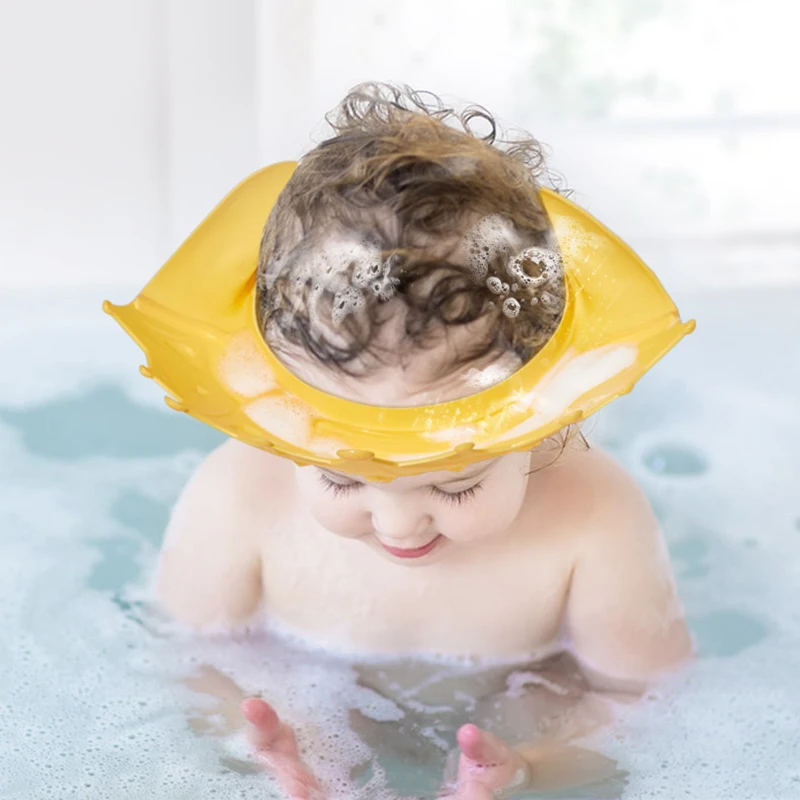 Shampoo Hat For Newborns Baby Hat Adjustable Shower Cap Baby Bath Kids Ear Protection Safe Shower Accessories Visor For Swimming