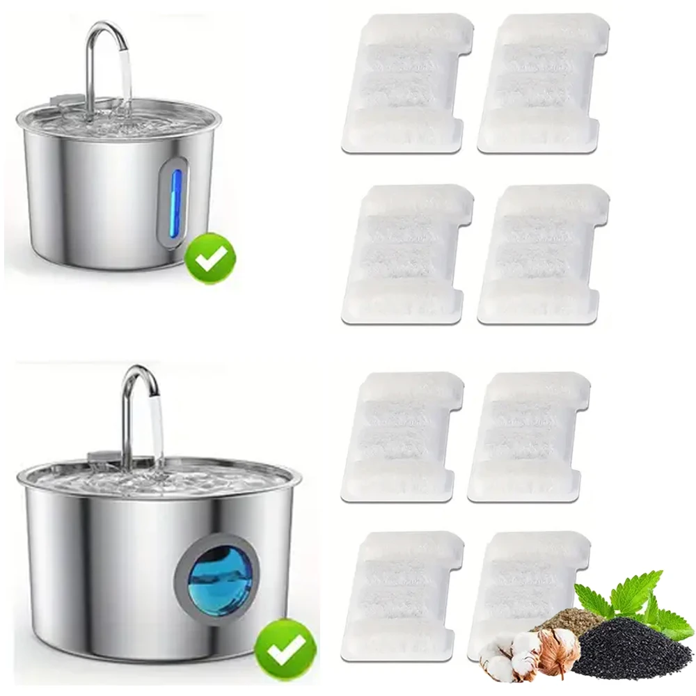 

Stainless Steel Cat Water Fountain 3.2/2.2L Pet Water Dispenser With Filter Dog Drinking Fountain For Cat Ultra Quiet Water Pump