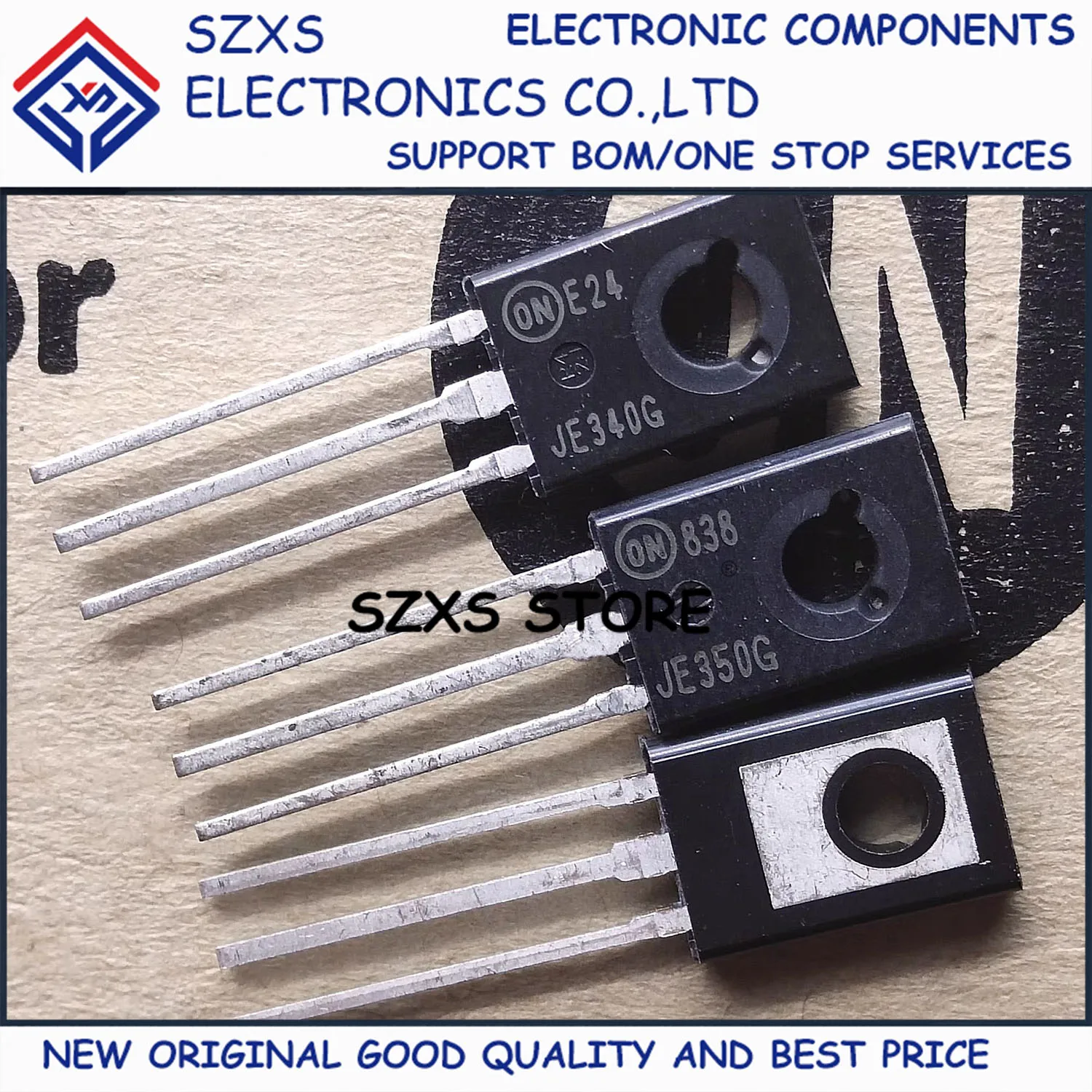 New Original 10Pairs MJE340G JE340G + MJE350G JE350G TO-126 Audio Amplifier Transistor In Stock Good Quality