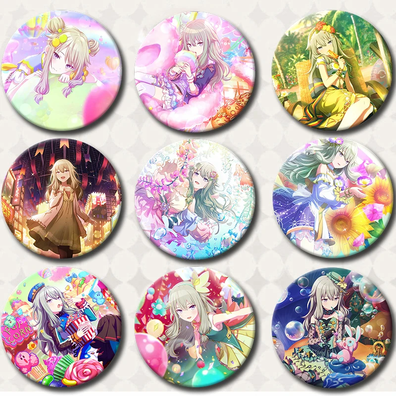 

Cute Cartoon Idol Kusanagi Nene Soft Button Pin Project Sekai Colorful Stage Brooch Bag Hat Shirt Badge Jewelry Gifts for Friend