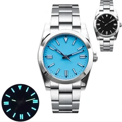 DIY Custom Logo 36MM/39mm Sapphire NH35 Mechanical WristWatch Sterile Oyster Strap 10Bar Luminous Sport Automatic Watch for Men