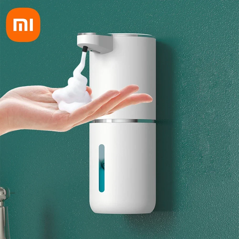 Xiaomi 380ML موزع الصابون الرغوي الأوتوماتيكي للحمام غسالة يدوية ذكية مع شحن USB مضخة صابون بيضاء عالية الجودة