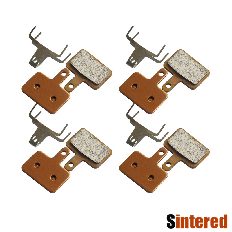 4 Pares de Pastilhas de Freio a Disco Sinterizadas para Bicicleta SHIMANO B01S MT200 MT400 M375 395 416 M446 M447 M465 M475 M485 M486 M495 T615