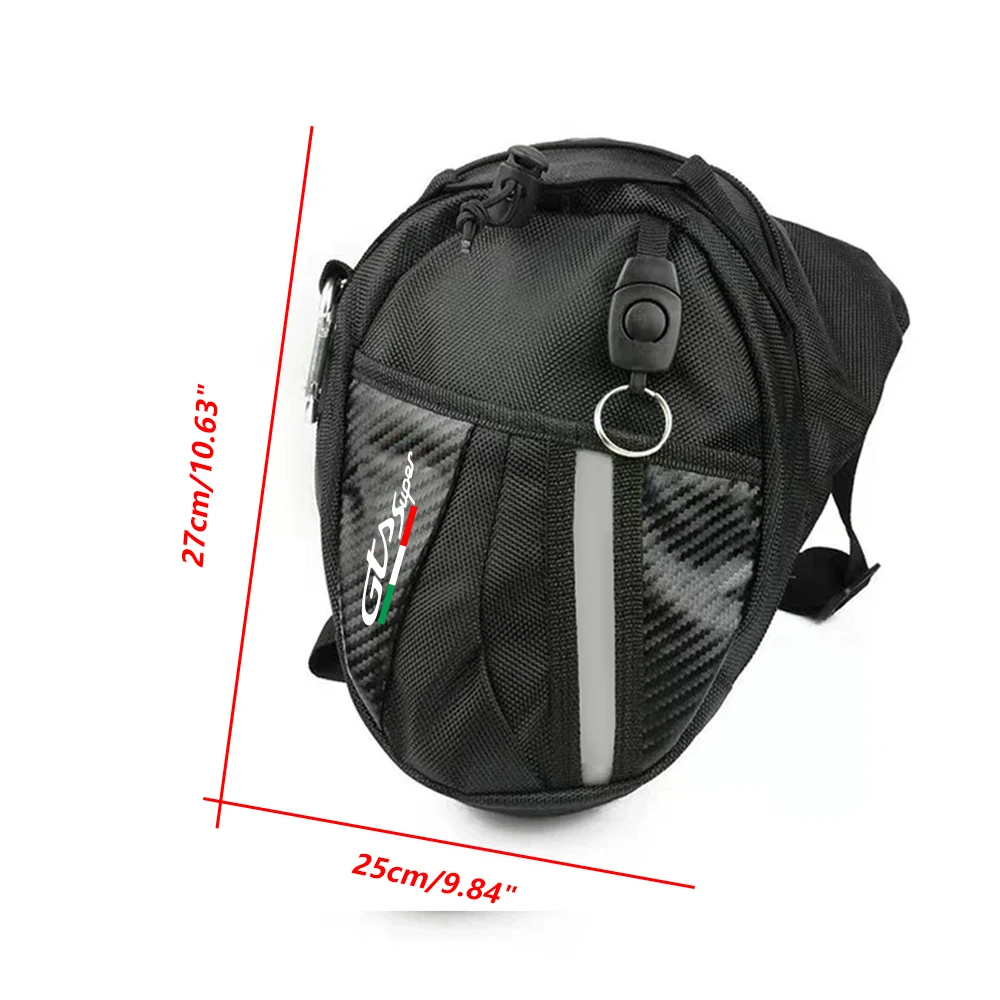 Waterproof Motorcycle Leg Bag for Vespa GTS / GT / GTV – Tactical Hip Pack with Thigh Strap
