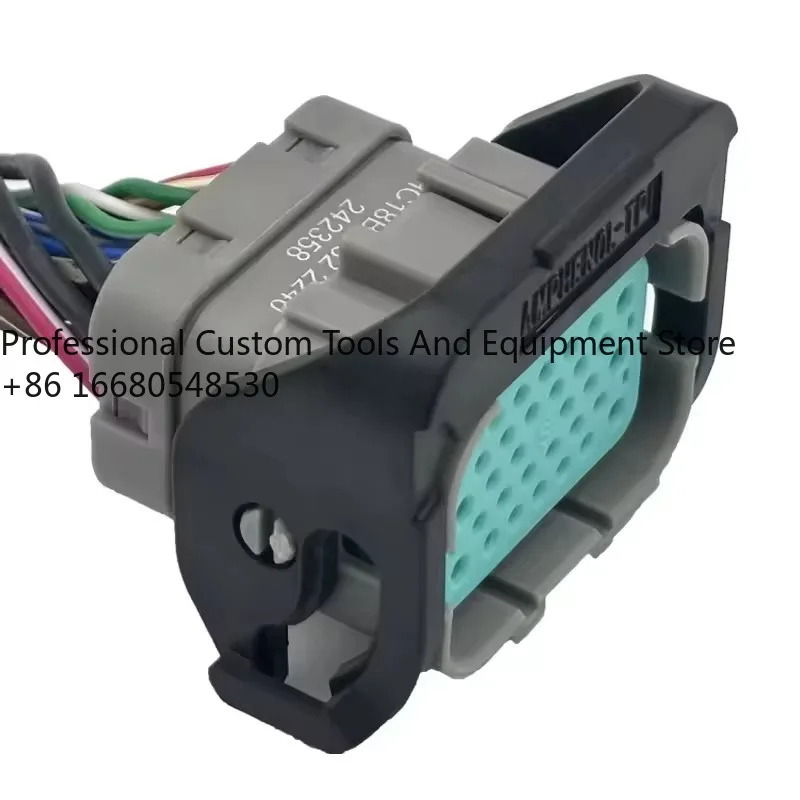 NC232-Core ABS Housing Automotive Power Connector 32Pin Plug Socket with 5A 32P Copper Silver Plating Contacts IP67