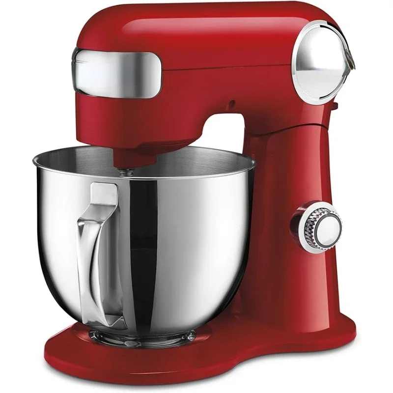 Stand Mixer, 12 Speed, 5.5 Quart Stainless Steel Bowl, Chef’s Whisk, Mixing Paddle, Dough Hook, Splash Guard w/ Pour Spout