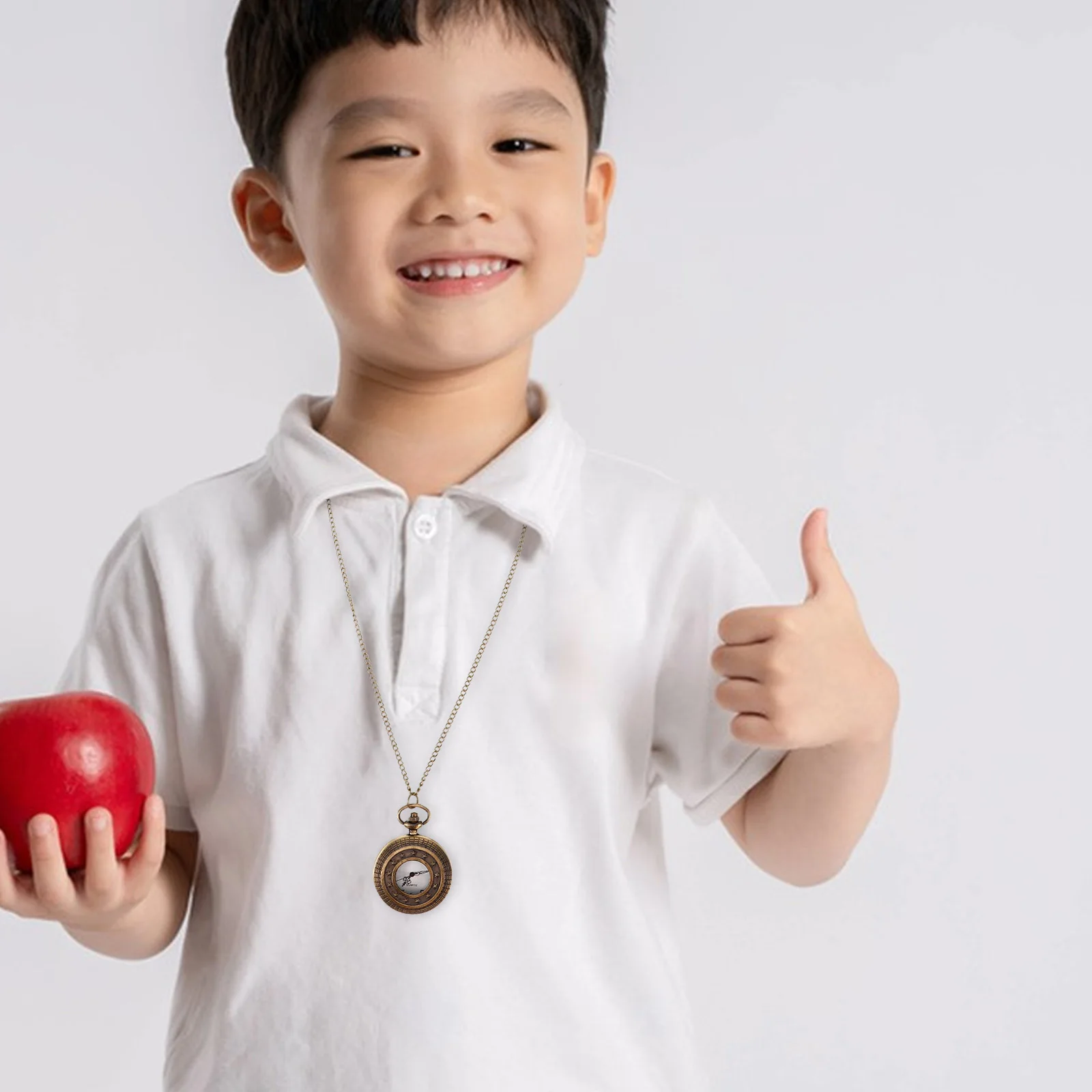 خمر ساعة الجيب سلسلة غطاء الوجه ساعة الجيب الصغيرة الرجعية الرجال النساء الزخرفية المحمولة ساعة الجيب الموضة #5