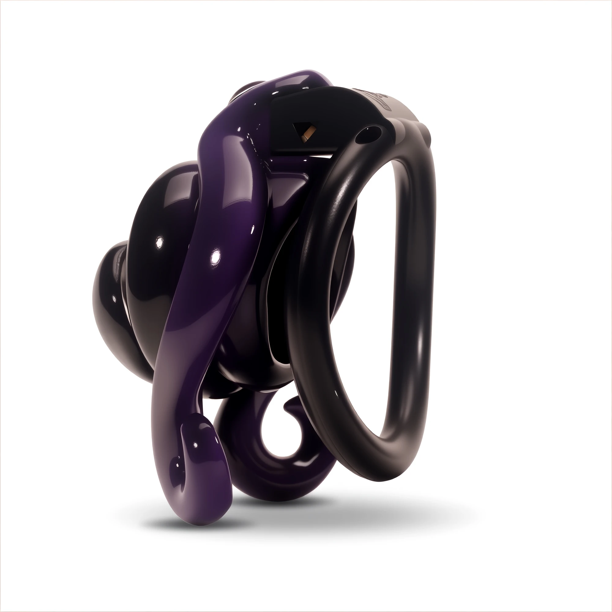 Octopus Tentacle Male Chastity Cage Discreet Sissy Femboy CB Lock Chastity Device Penis Ring Sex Toy - view 4