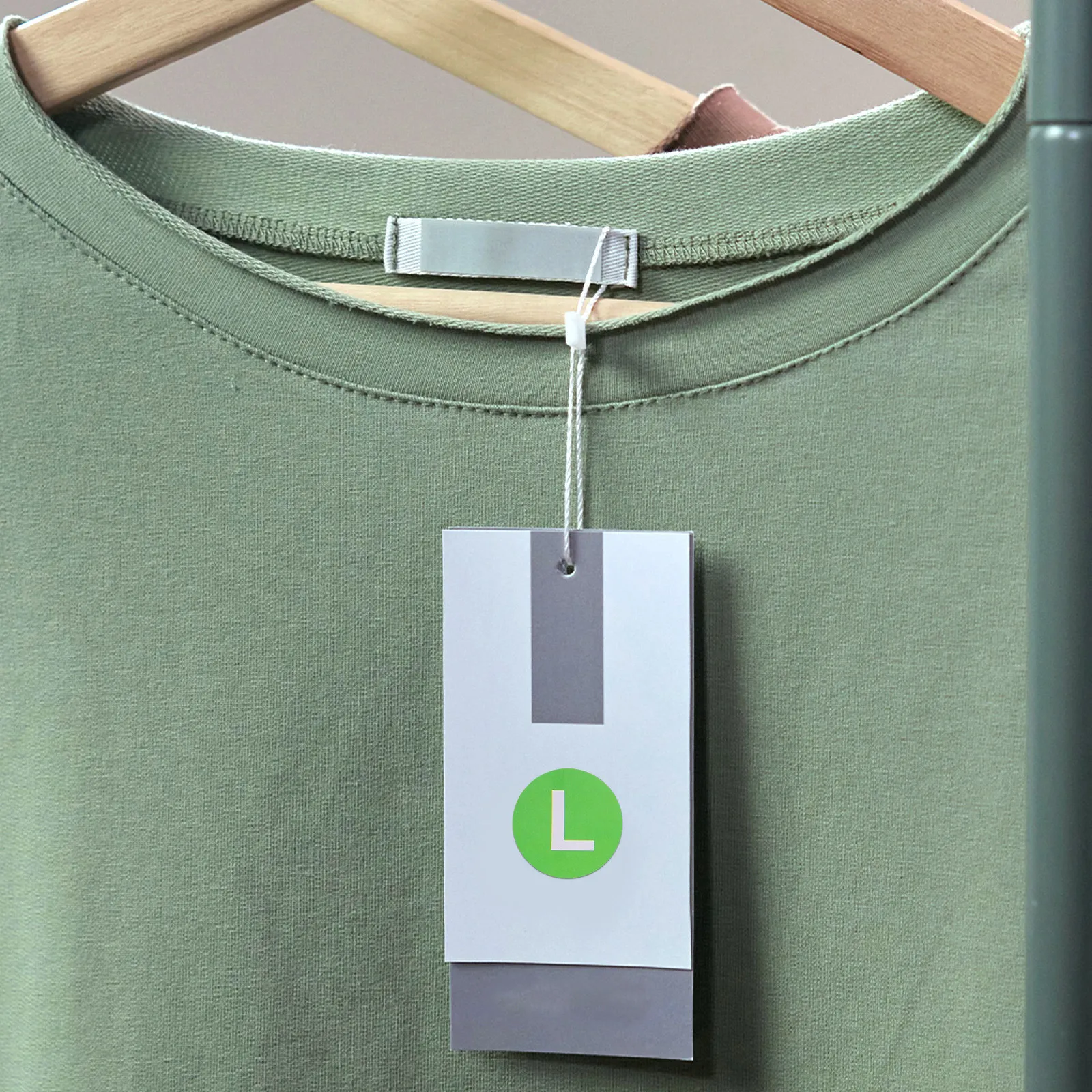 5 Rolls Multi-Color Round Size Stickers for Clothing Adhesive Shirt Size Labels Sizes Stickers for Clothes Round Sticker