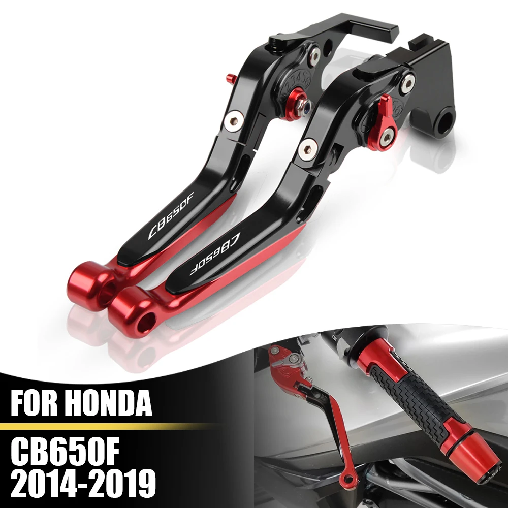 

For Honda CB650F 2014-2019 CB 650F 2018 2017 CNC Clutch Lever Brake Lever Set Adjustable Folding Handle Levers Motorcycle Parts