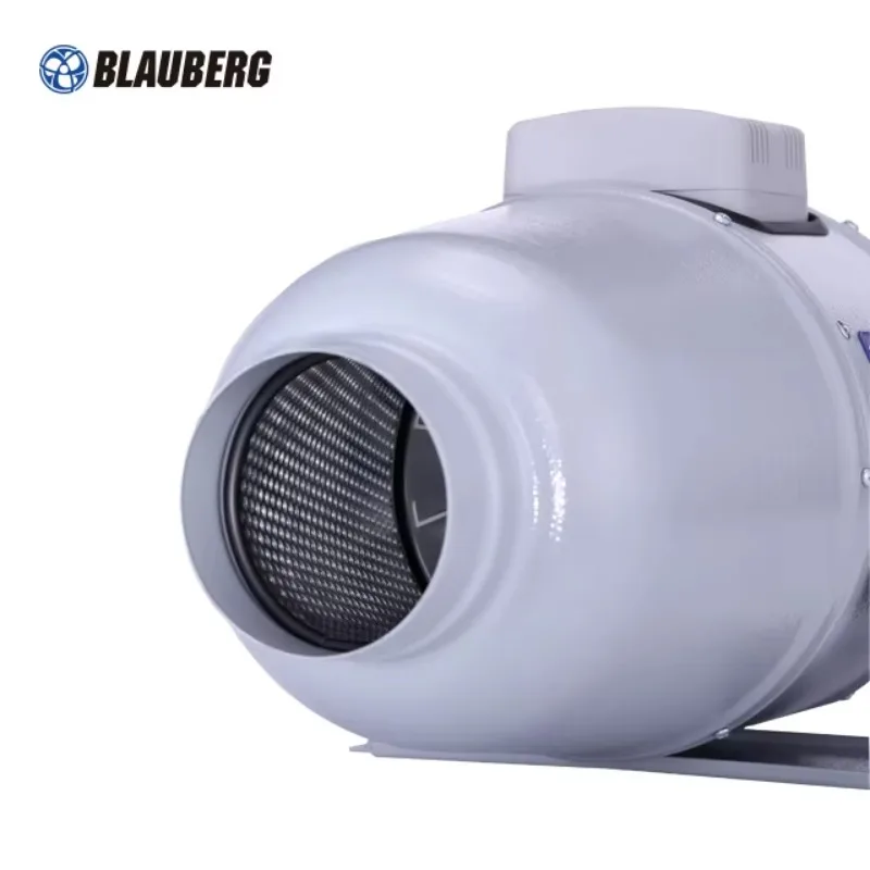 10'' Ceiling Mounted AC Duct Axial Exhaust Home Ventilation Fan Ball Bearing EC Motor Plastic Blade OEM ODM Hydroponic