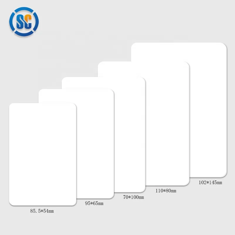 100pcs Quality wholesale Inkjet Printable nfc Blank pvc Cards Ntag213/Ntag215 Rewritable White Rfid business Card Custom