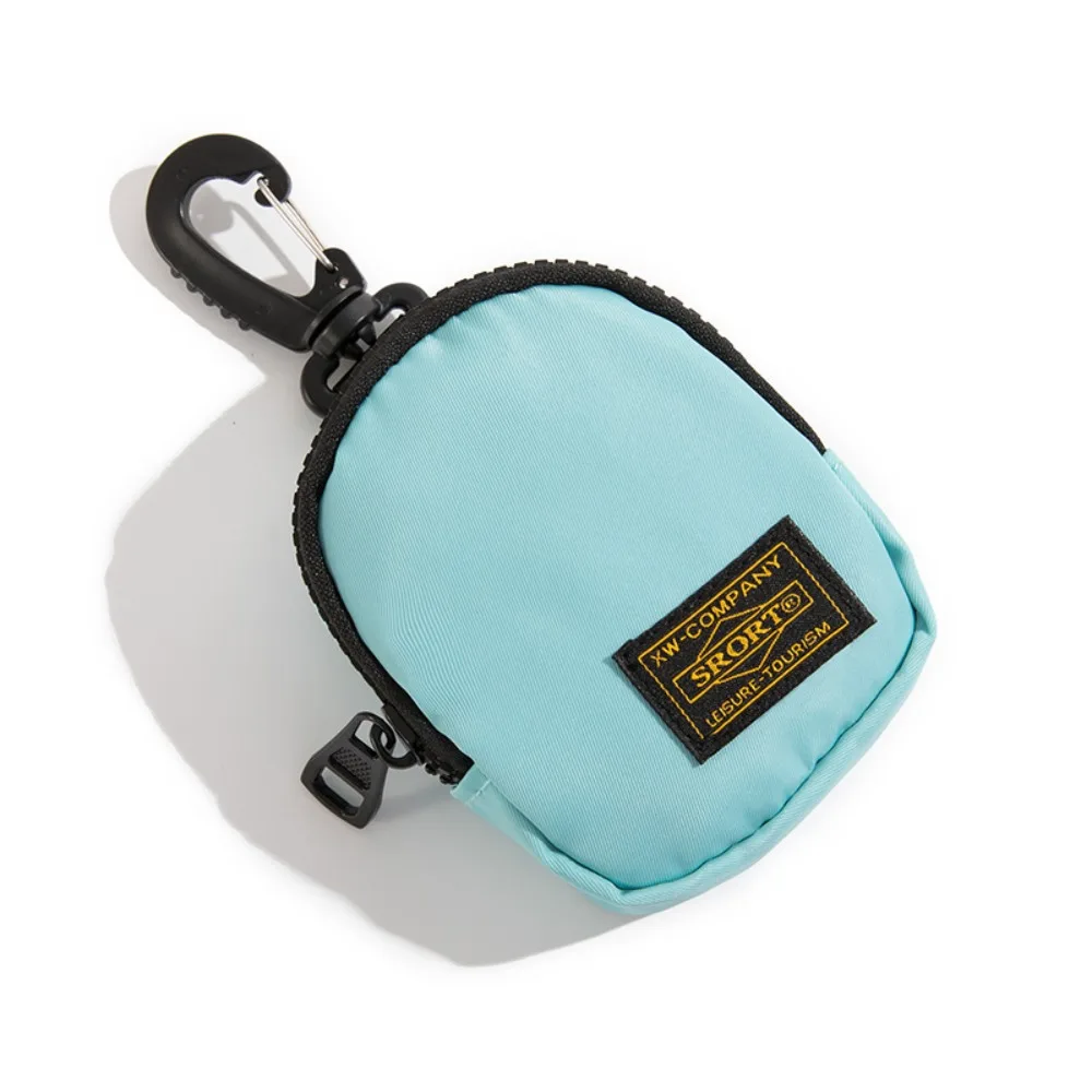 Cloth Mini Zero Wallet Backpack Decor Zipper Pouch Earphone Bag Mini Lightweight Men Storage Purse Bag Girls