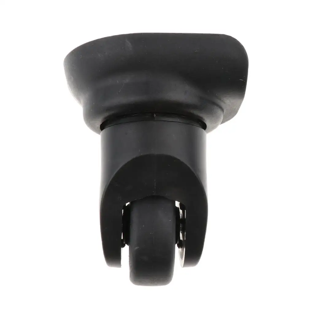 Roues de valise 49 mm en PVC à double roulement, design silencieux, pièces de rechange pour valise à roulettes