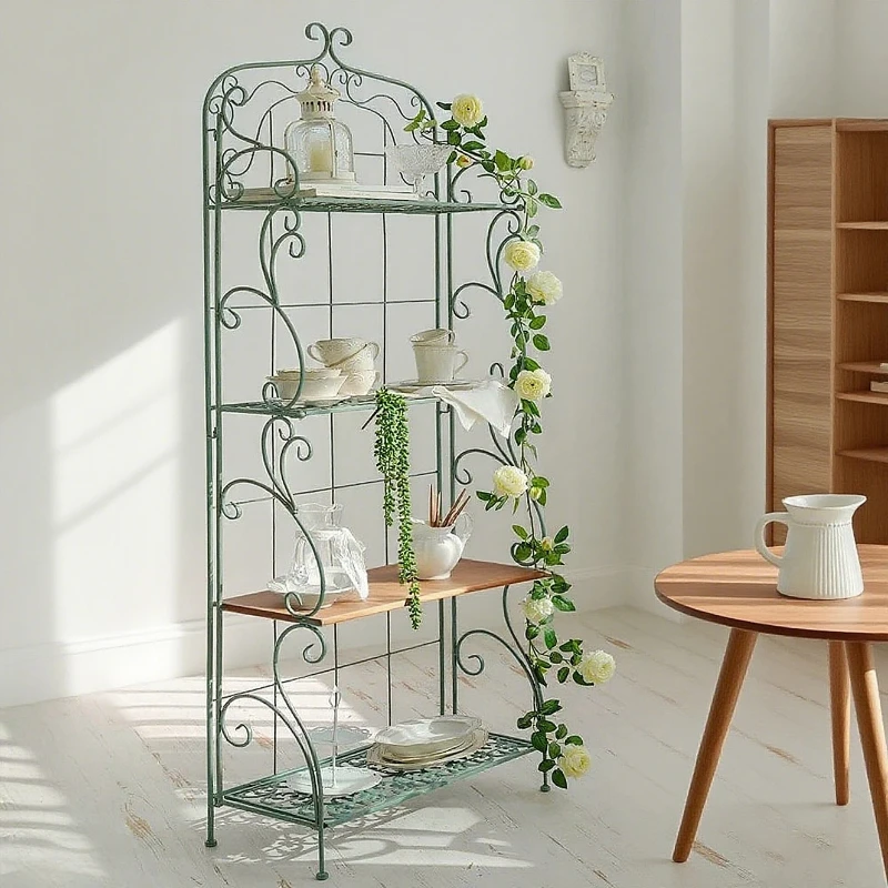 r Stand Indoor Storage Rack for Toys, Books, Water Cups, Outdoor Garden Plant Rack, Balcony Wall-Mounted Shelf