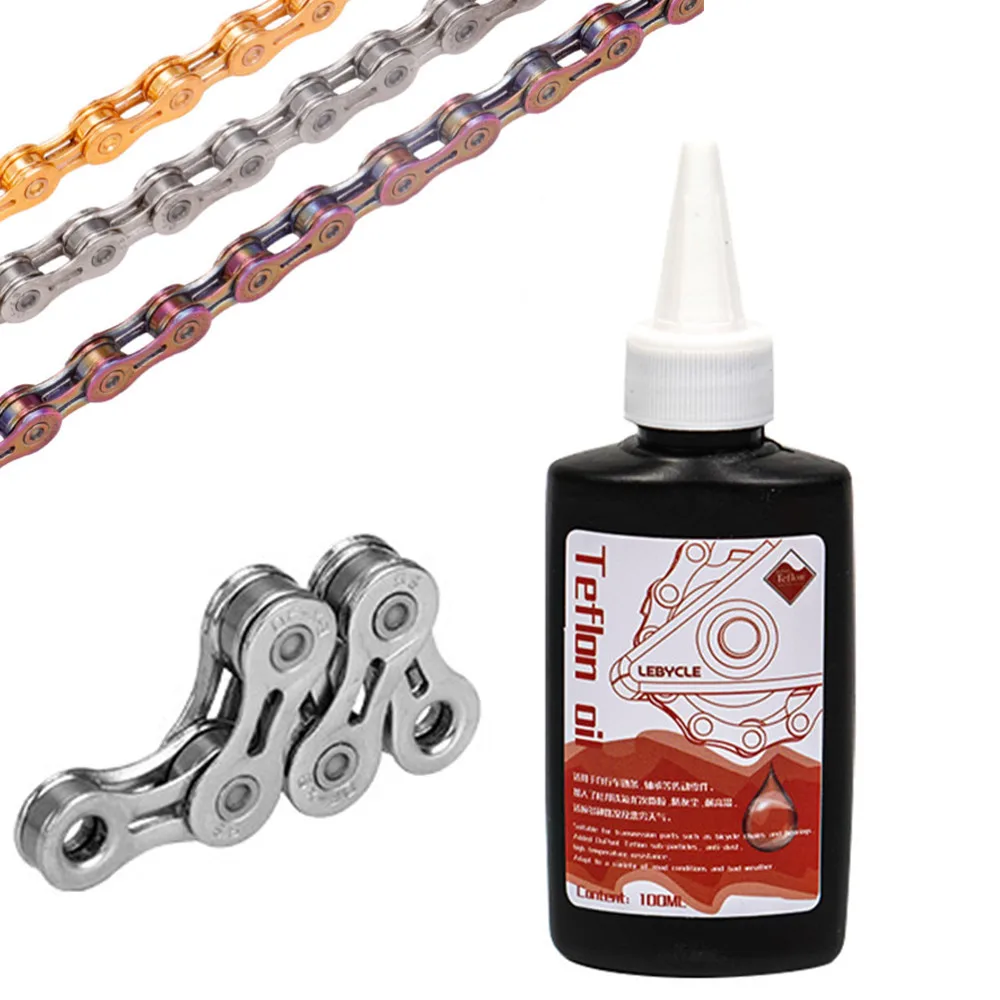 Motorcycle Electric Bike Chain Flywheel Lubricant Rust Prevention Dust Proof Bicycle Fit Teflon Protection Lubricant Fluid