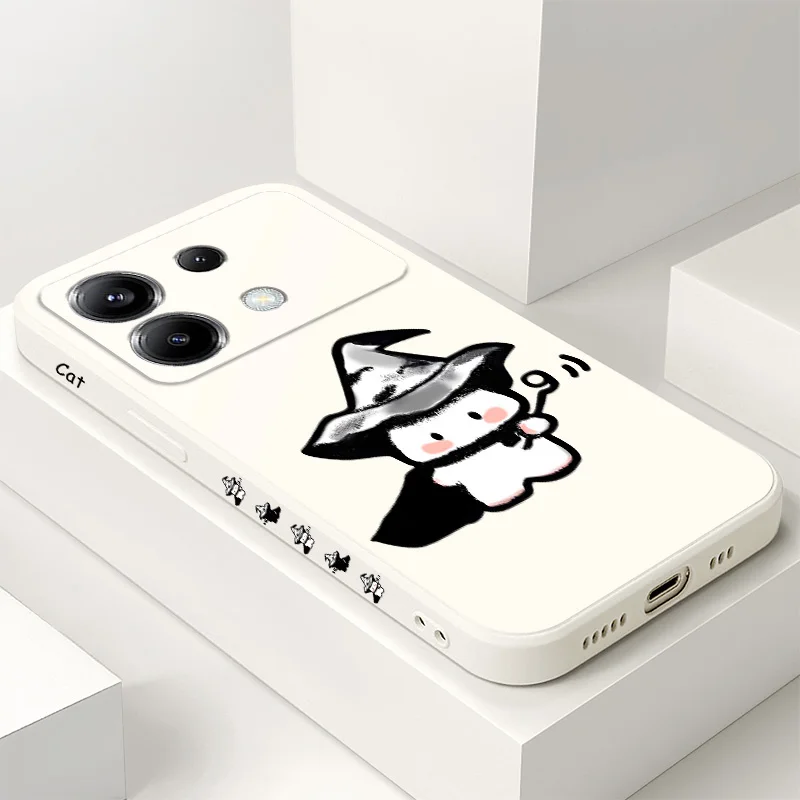 

Magician Cat Phone Case For Xiaomi Poco F7 X7 X6 F6 M6 M5 M5S F5 X5 F4 X4 M4 F3 M3 X3 Pro 4G 5G GT Silicone Cover