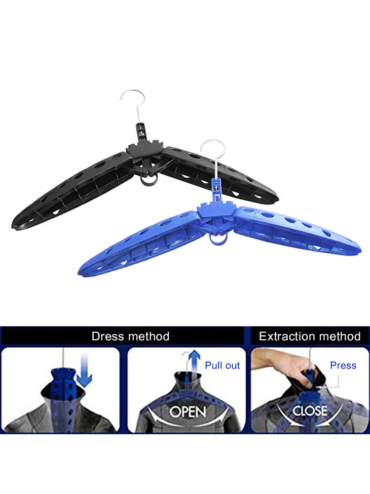 Colgador de traje de Surf plegable de secado rápido, accesorios de buceo, accesorios de snorkel para buceo, traje de neopreno para Surf