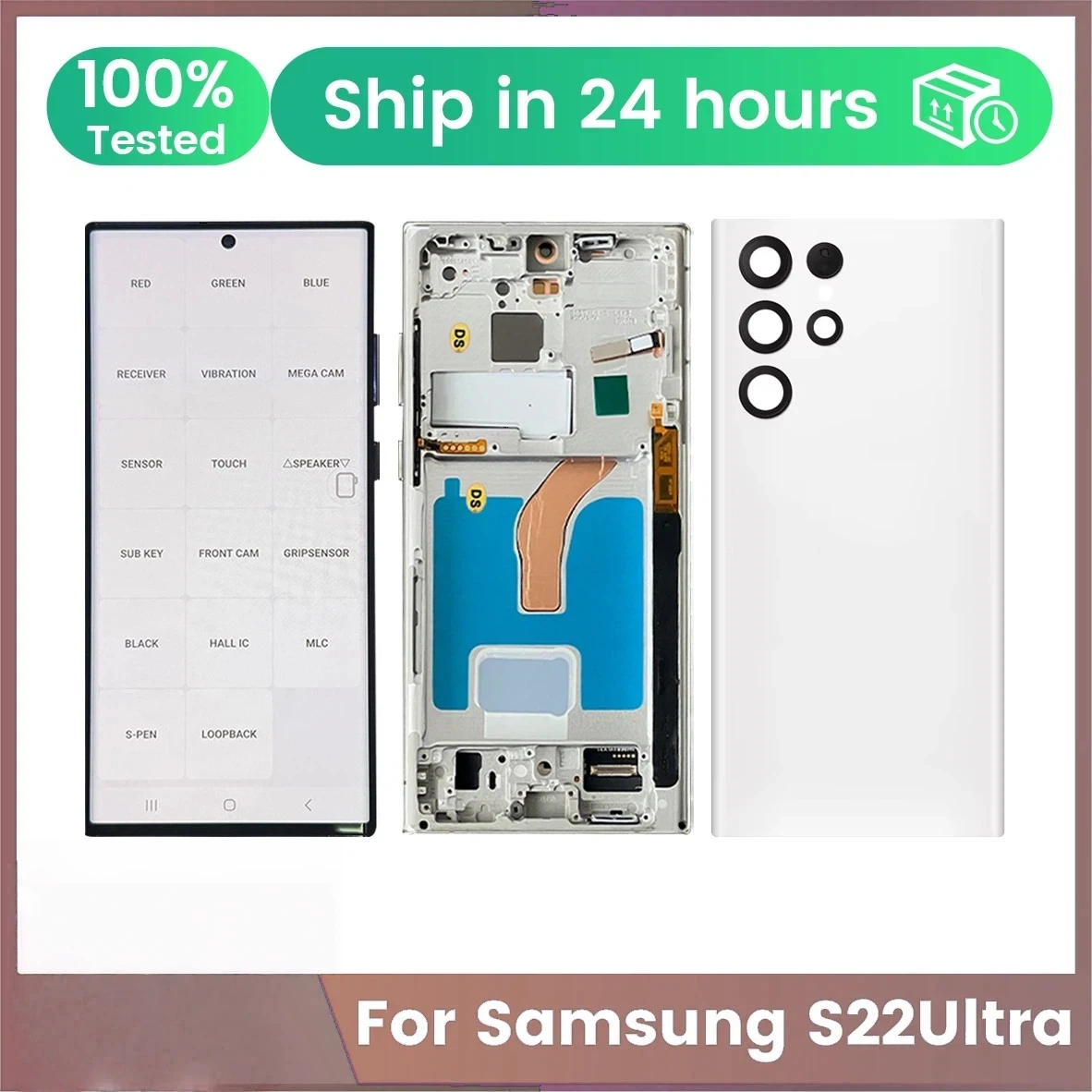 120hz Super AMOLED For Samsung Galaxy S22Ultra 6.8