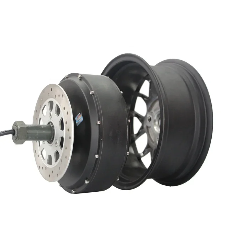 

1500W 260 V1 High Effective 12x5.0inch Single Shaft Detachable In Wheel Hub Motor For ATV Car And E-scooter