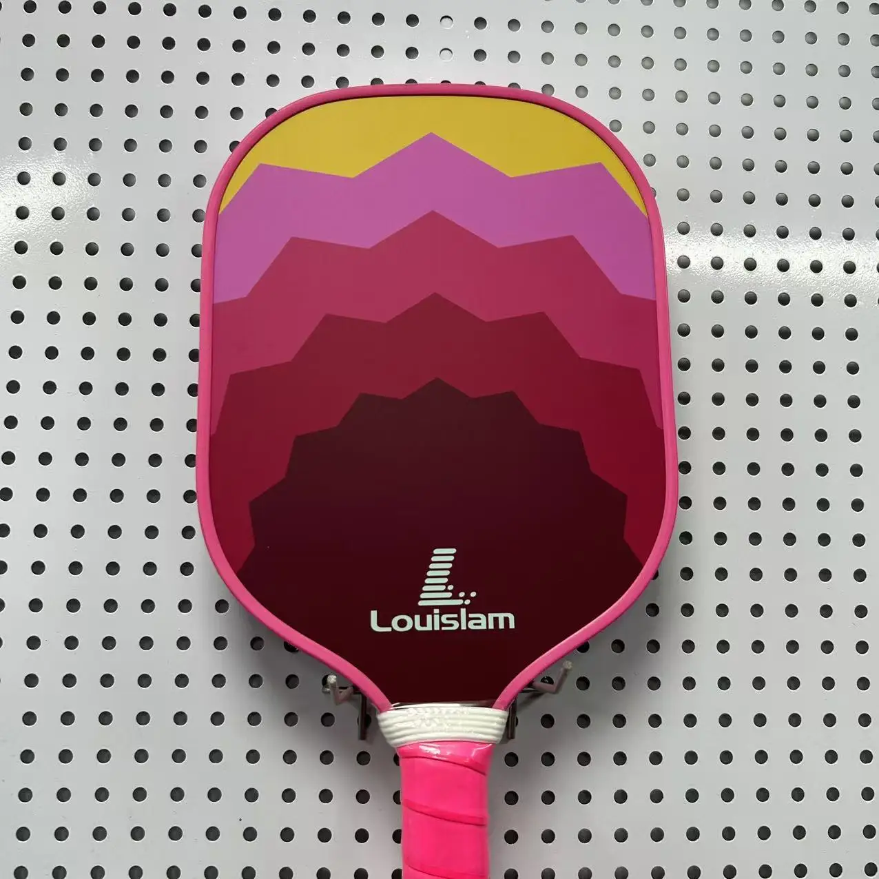 Factory-customized Pickleball racket with 14mm fiberglass honeycomb core pickleball paddle