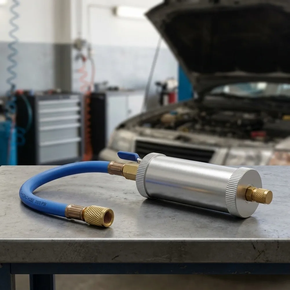 Aluminum Alloy Car AC Cooling Agent Charging Tool for Automotive Air Conditioning Systems with High Pressure Resistance